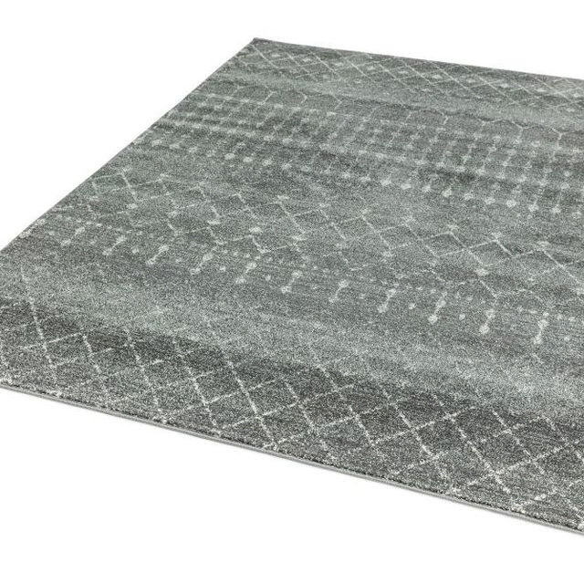 Nova NV34 Nomadic Dark Grey Rug 1